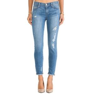 NWOT MCGUIRE Pirelli Ankle Roll Skinny Jeans Sz 28